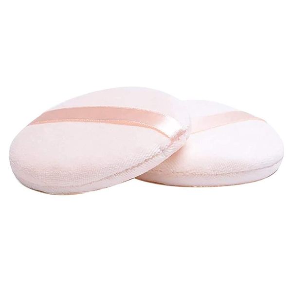 

sponges, applicators & cotton q81b 10pc naked soft powder puff velour baby body makeup with satin ribbon sealed cosmetic foundation sponge
