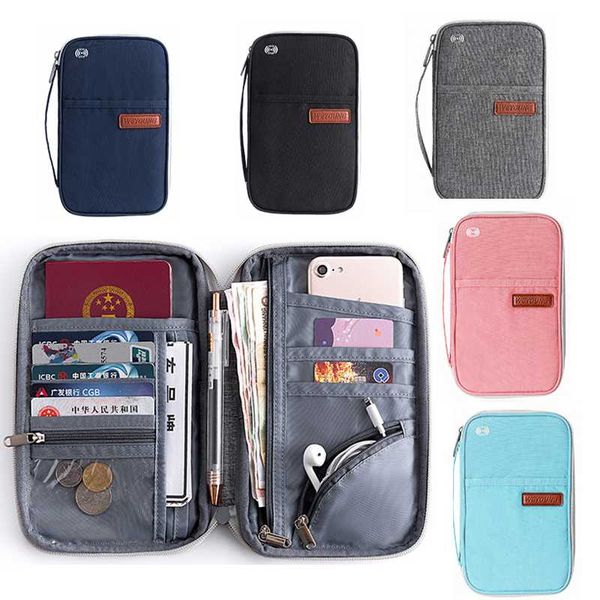 

storage bags big organizer wallets passport holder travel wallet accessories document bag cardholder waterproof