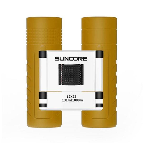 

telescope & binoculars 10x22 yellow outdoor high-definition power professional field work
