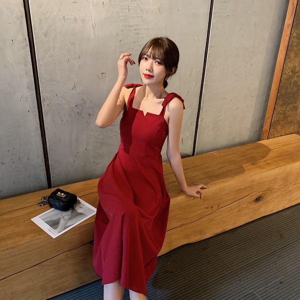 

dress women's v-neck cleavage party es long tank with no back strapped spaghetti maxi feminine vacation summer 2021 bathrobe, Black;gray