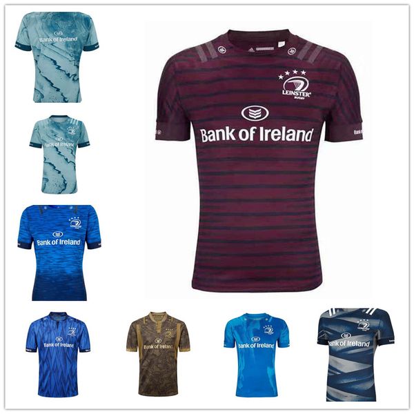 

2021 leinster rugby jersey home awa thailand y european alternate quality irish club shirt size s-3xl, Black;gray