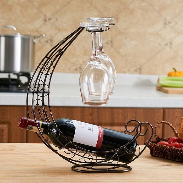 

ice buckets and coolers pirate ship shape wine rack cup holder shelf metal practical sculpture stand home decoration interior crafts mx30915