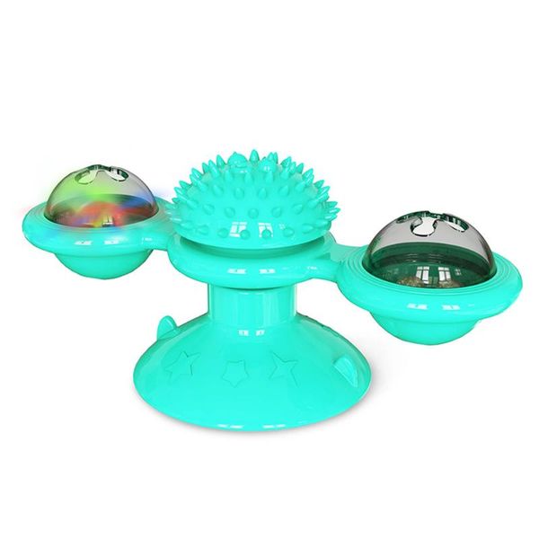 

cat toys windmill turntable teasing toy scratching tickle hair brush pet accessories sec88