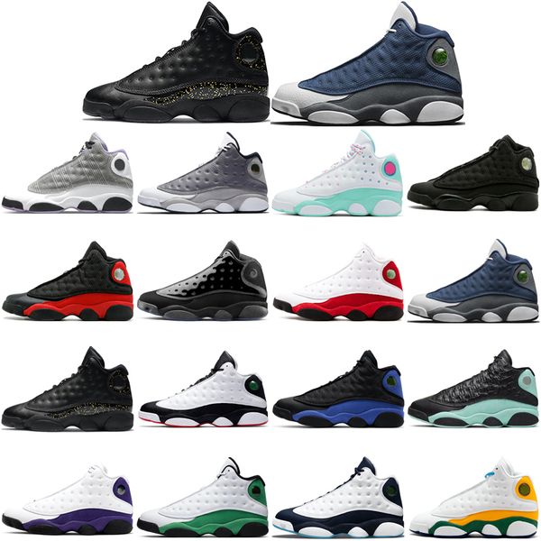 

ing men basketball shoes 13s houndstooth 13 atmosphere grey aurora green black cat bred chicago flint gold glitter lakers outdoor trainers s, White;red
