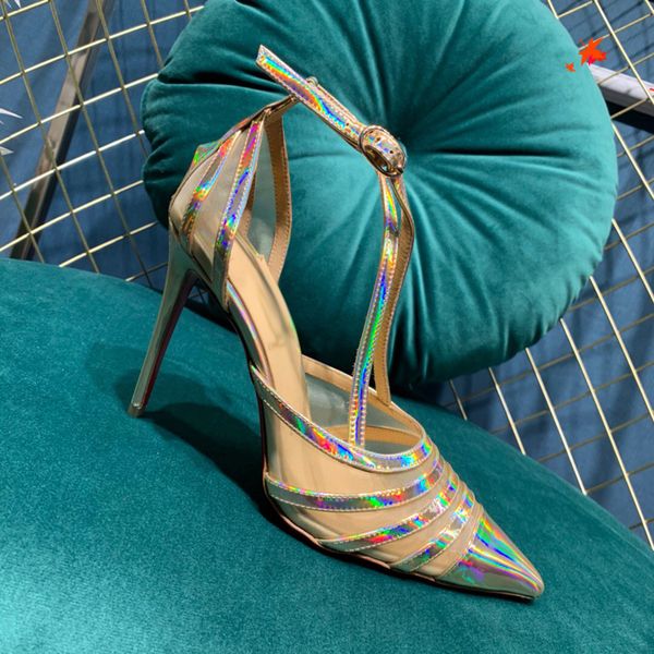 

2021 good quality fashion women luxurys designers shoes designer sandals womens luxury high heels sandal dress shoess with box size 35-41 -l, Black