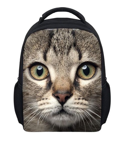 

retail and wholesale cat prints style children bags for girls backpack,kindergarten schoolbag baby backbag school backpacks