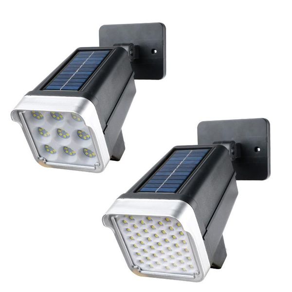 

solar lamps 180Â° rotating camera shape sensor light smart lighting garden waterproof human body induction lamp outdoor wall