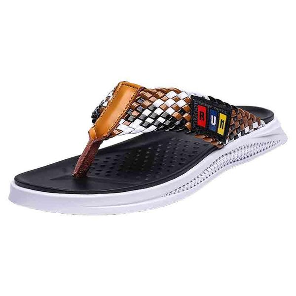 

slippers heren sandalle masculino slide shoes outdoor beach couro erkek man rasteira genuine verano casa roman para zandalias sandles da, Black