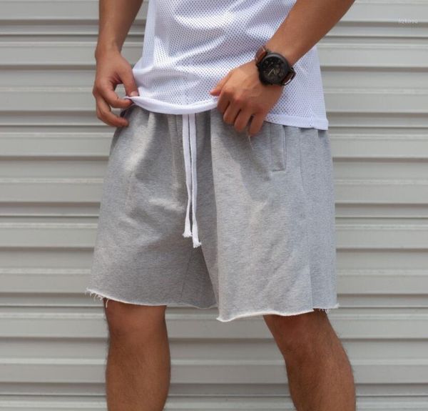 

summer casual men's shorts running short pants men cotton, White;black
