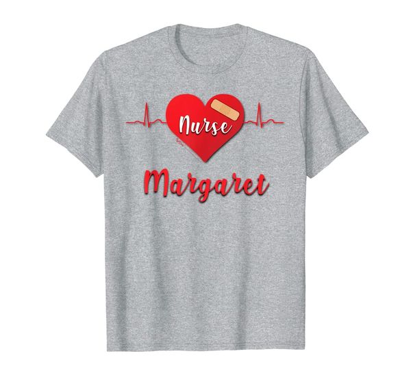 

registered nurse margaret rn, lpn week t shirt, White;black