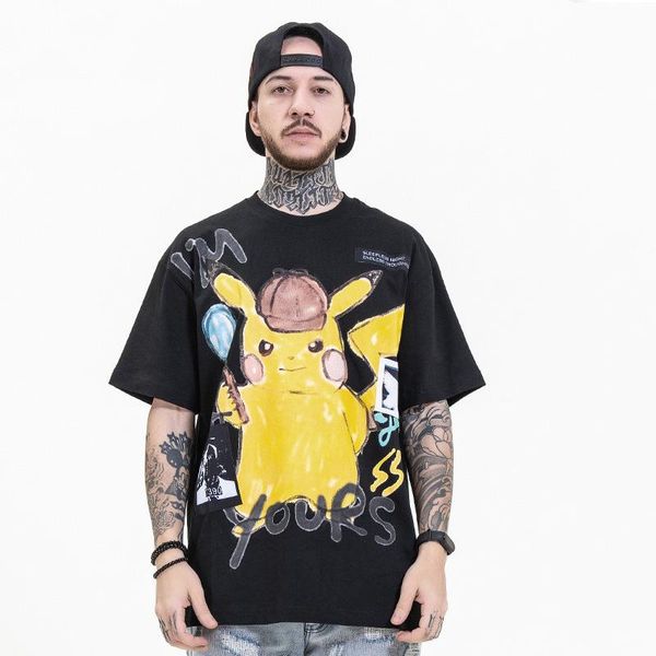 

men's t-shirts clothing printing short sleeve t-shirt, White;black