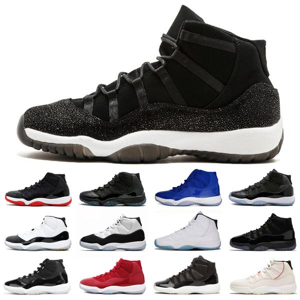 

11s basketball shoes men jumpman 11 gamma varsity red midnight sports sneakers size 36-46 fashion fresh