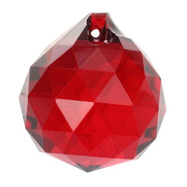 

-30mm red crystal ball prisms chandelier