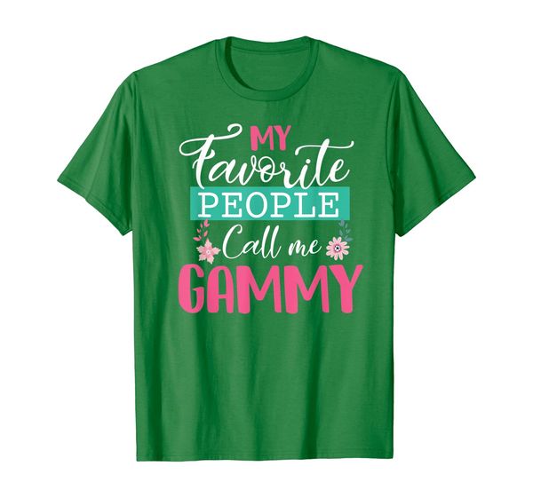 

my favorite people call me gammy grandma mother's day gifts t-shirt, White;black