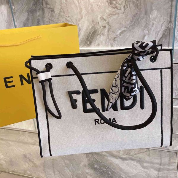 

factory outlet luxury handbags and storage bags fend [1: 1. high end original bag, portable single shoulder messenger bag]fen tote pack