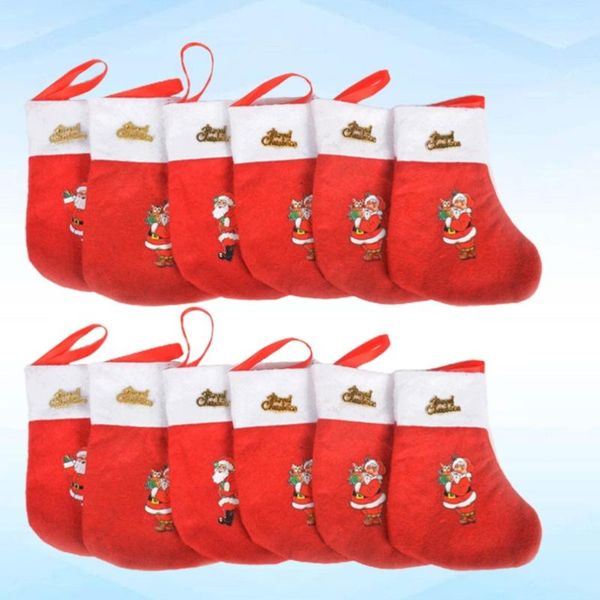 

christmas decorations 1 set 12 pcs halloween decoration accessories gift bags (2 assorted bags)