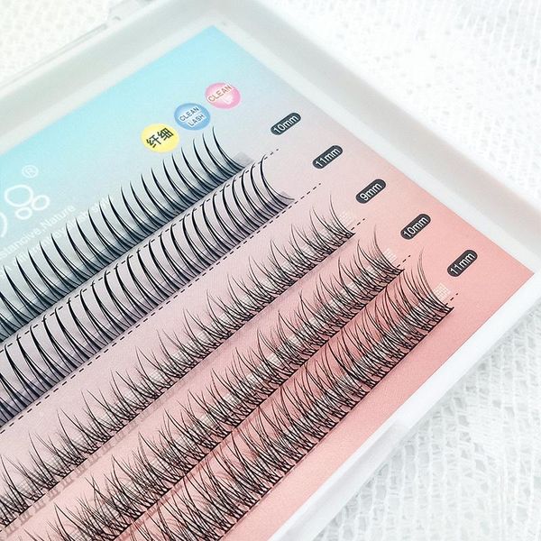 

false eyelashes individual lashes mix tray fairy a shape fish extension pre fan russian volume soft natural cilia whosa