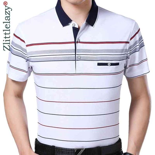 

brand casual summer striped short sleeve polo shirt men poloshirt jersey pocket mens polos tee shirts dress fashions 32554 210401, White;black
