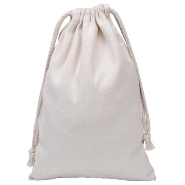 

gift wrap beige natural burlap linen jute drawstring pocket party favors packaging bag wedding candy sacks 20x25cm, 20pcs