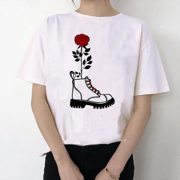 

vaintage tee patriotic my hero women t shirts wears combat boot rose in bottle with custom design, White