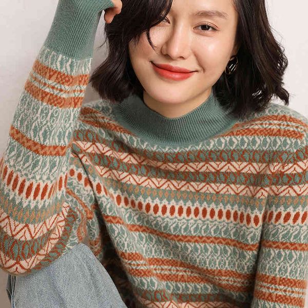 

sweaters arrival women print 100% sweaters fashion thick o-neck cashmere knitting soft jumpers female high quanlity pullover, White;black