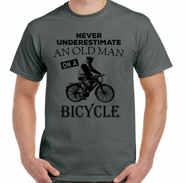 

Never involve an old man with a man funny bike cycling jersey, White;black