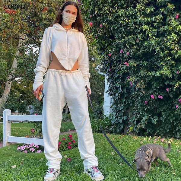 

two piece club winter outfits for women tracksuit y2k 2 piece sets womens joggers sweat suits designer clothes s1738754 210712, Gray