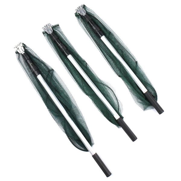 

fishing net aluminum alloy retractable folding landing for eig88 boat rods