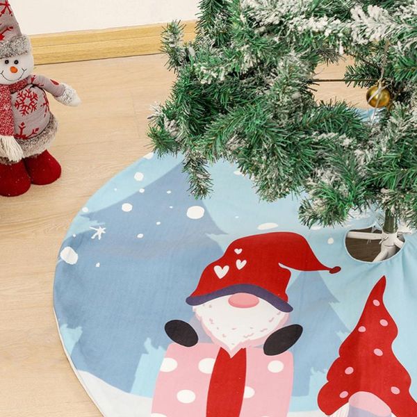 

christmas decorations tree rudolph faceless old man skirt printed dwarf apron