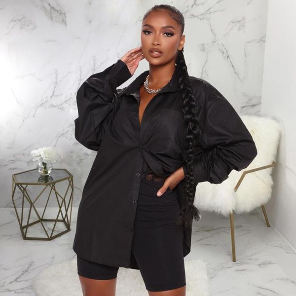 

spring women fashion street casual style short dresses long sleeve lapel letters mini, Black;gray