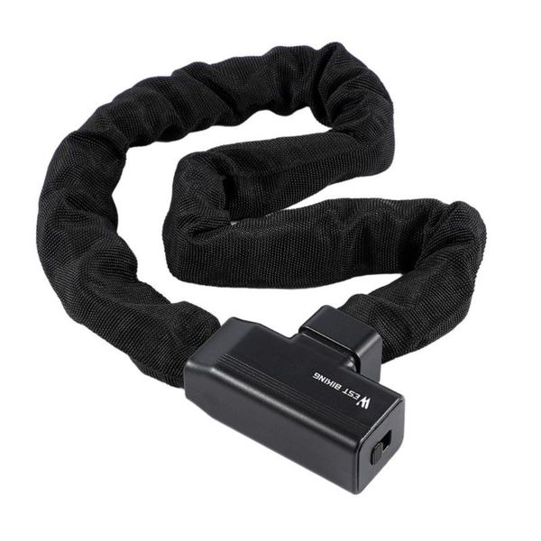 

bike locks 1pc anti-theft chain lock burglar key universal (black)