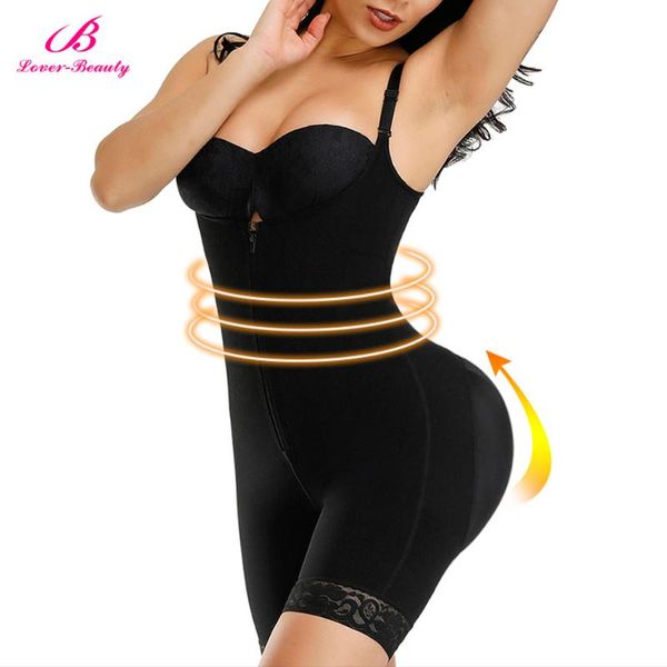 

women's shapers lover beauty full body shaper slimming underwear tummy control shapewear underbust waist trainer corset girdle bodysuit, Black;white