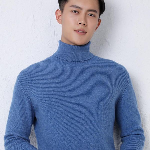 

men's sweaters super 100% wool sweater classic men pullover 2021 autumn winter warm turtleneck male jumper jersey hombre pull homme, White;black