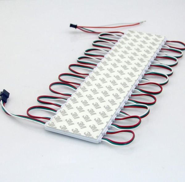 

module light pixel injection smd rgb dc12v 3 0.72w ws2811 75mm*15mm modules led