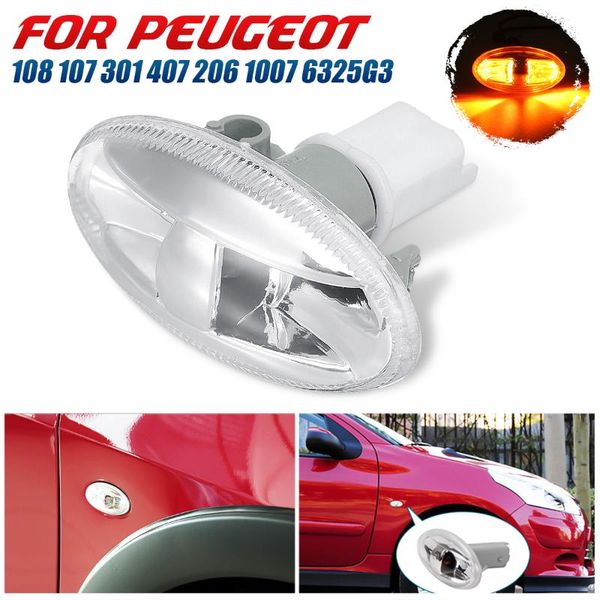 

emergency lights 2pcs partner side indicator light lamp for 108 107 407 206 1007