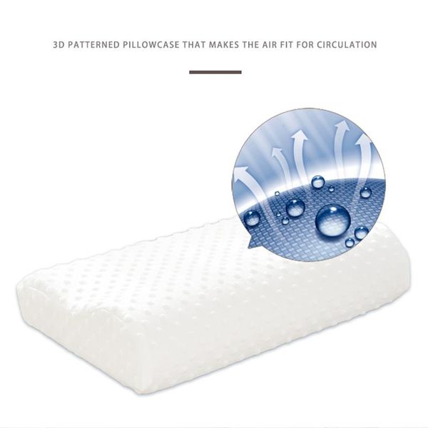 

memory foam pillow ergonomic bed slow rebound for sleeping neck pain relief jw