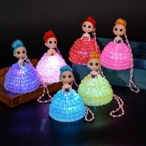 

colorful doll portable lantern toy luminous light children's gift night market