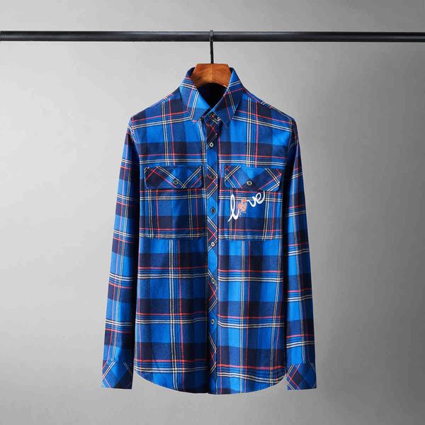 

tee polo shirt shirt shirt flannel plaid male long sleeve two pocket fashion slim fit casual mens shirts 4xl, White;black