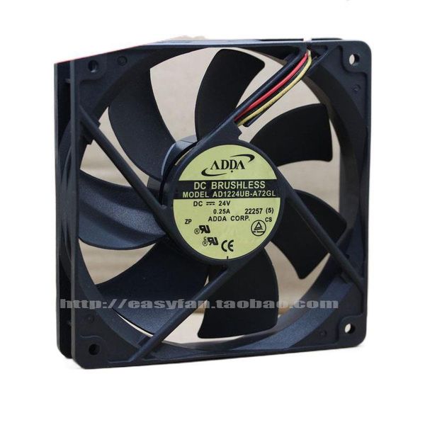 

fans & coolings adda 12cm ad1224ub-a72gl 12025 24v 0.25a frequency converter cooling fan 120Ã120Ã25mm cooler