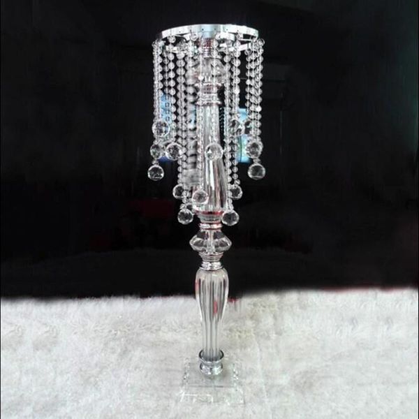 

party decoration design modern crystal flower pot wedding