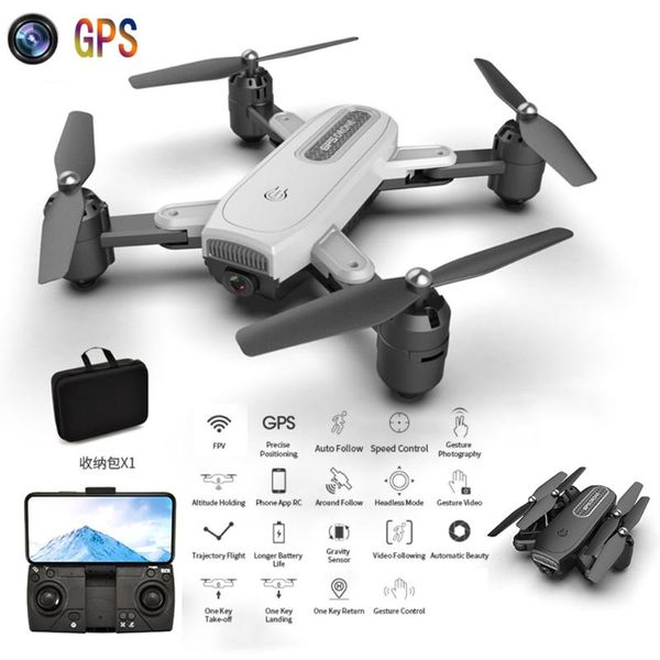 

zd8-gps gps folding drone wifi fpv hd camera selfie quadcopter drones