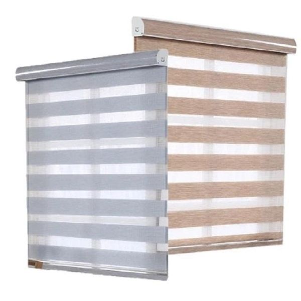 

blinds 100%polyester shade white zebra