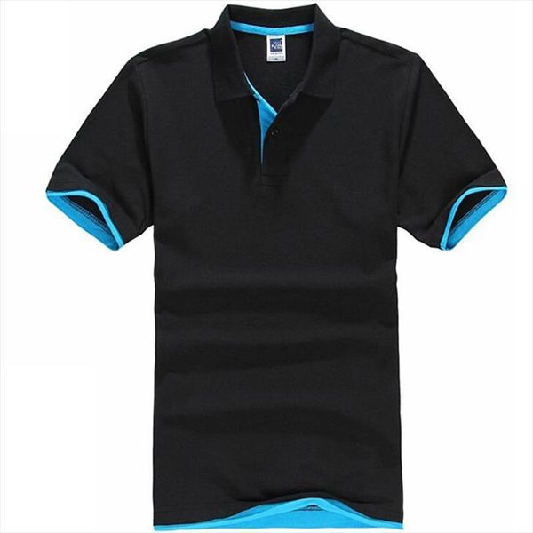 

cotton short sleeve tee casual men t shirts streetwear summer male business golf shits white clothes, White;black