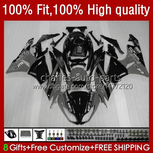 Kawasaki Ninja ZX 6R 600 CC 6 R 636 ZX6R 09 10 11 12 13NO.67 ZX600 ZX636 ZX-636 600CC 2009 2010 2012 ZX-6R ZX600C 2009-2012 OEM Perileri Parlak Gri