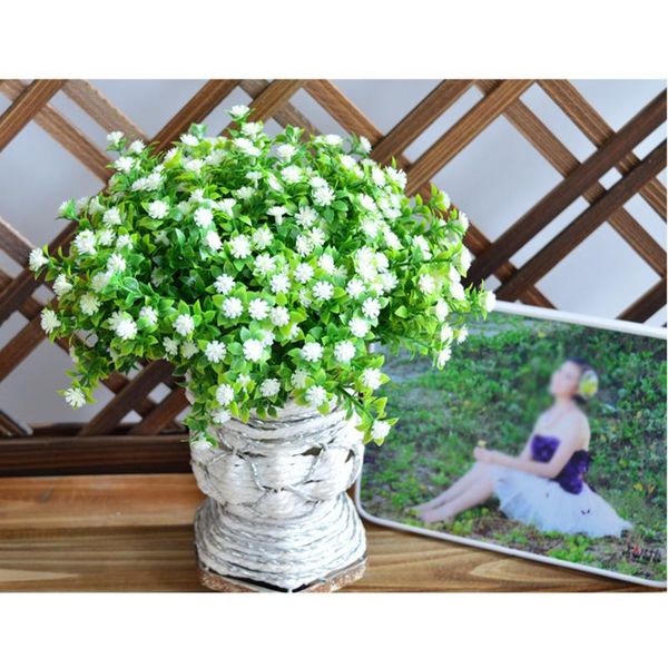 

decorative flowers & wreaths 5 pcs handmade greenery plants eucalyptus outdoor bridal wedding bouquet decoration lad-sale