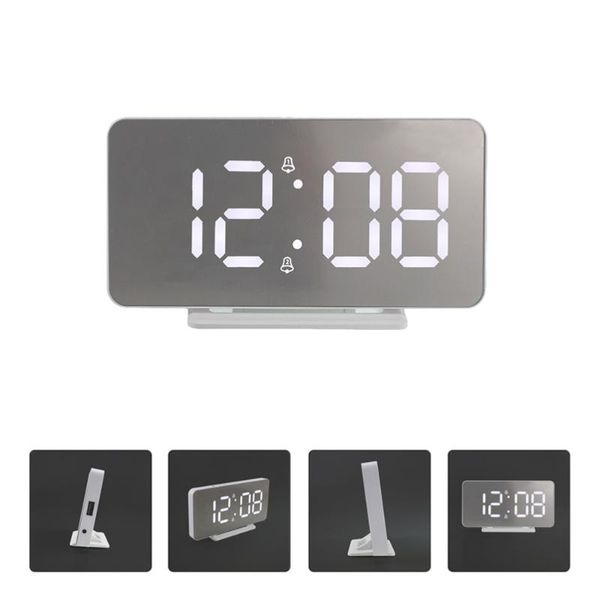 

creative digital alarm clock temperature led number time home decoration desk & table clocks