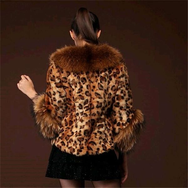 

jackets coats fox fur jacket women's striped yzfk, Black;brown