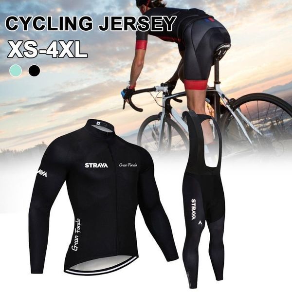 

men's cycling jersey suit breathable clothes mountain bike trousers shirt padded pants racing sets1, Black;blue