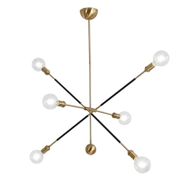 

pendant lamps postmodern geometric line magic bean chandelier living room dining lamp personality style designer apartment e27