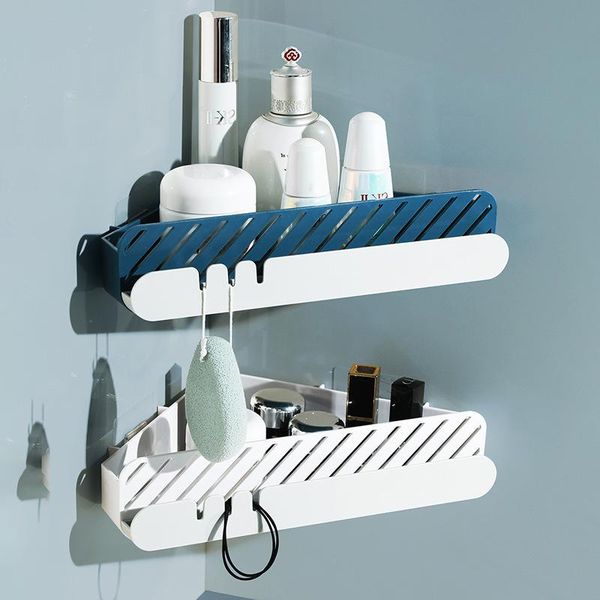 

bathroom storage & organization wall-mounted rack kitchen organizer shelf basket space saving plastic home household items